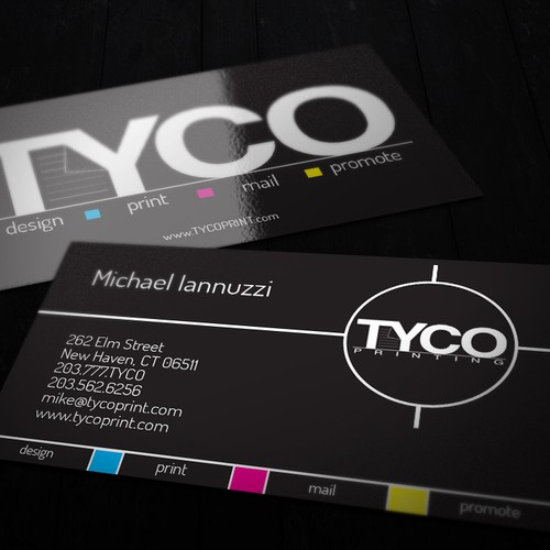 Business Card Design for Tyco Printing