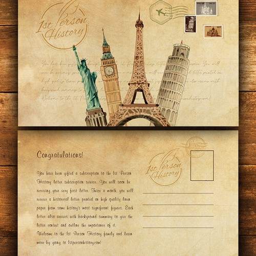 Postcard design