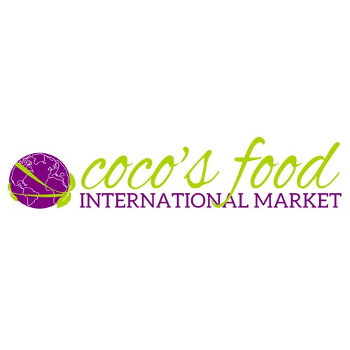 Create a winning logo for COCOS FOOD International grocery market