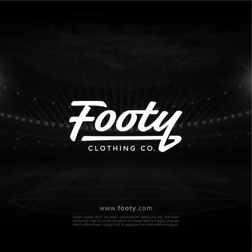 Logo for soccer-supporting clothing line