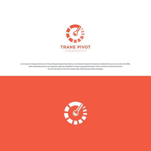 Concept Logo For Trane Pivot Thermostat