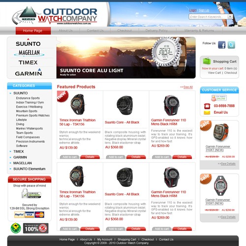 outdoor watch online store