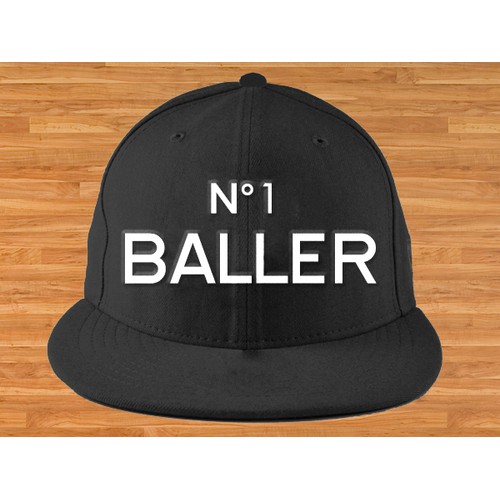 MakerWear - "No 1 BALLER" Hat Design