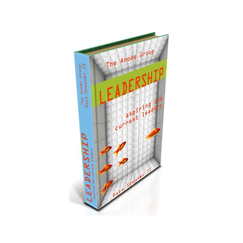 Create an engaging book cover for a fun book on Leadership