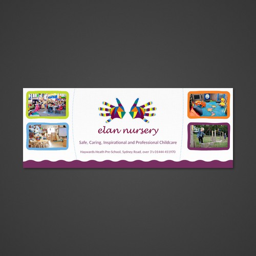 Banner designed for 'Elan Nursery'