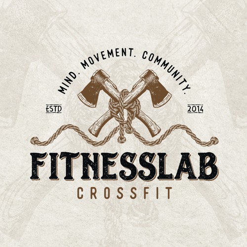 Concept logo for Fitnesslab Crossfit