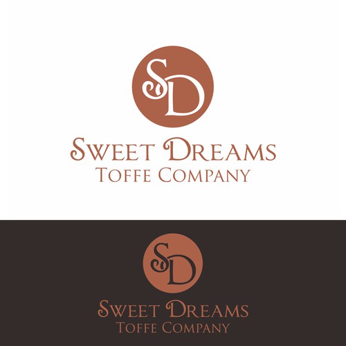 Create a one-of-a-kind outstanding logo for the "SWEET DREAMS TOFFEE COMPANY" online presence -