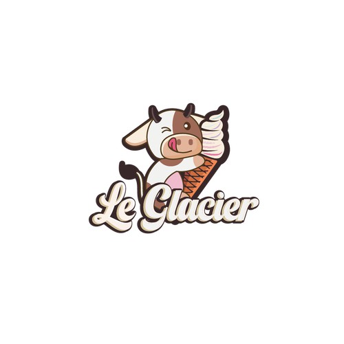 Proposition de logo attractif pour un glacier