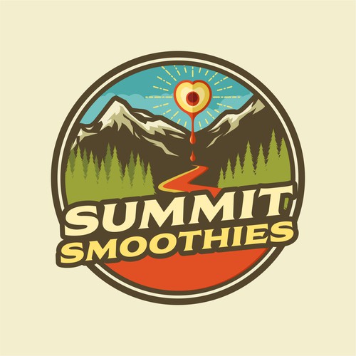 Winning logo for Summit Smoothie & Cafe