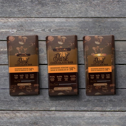 Dark Chocolate Packaging design