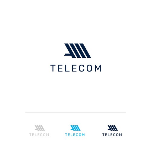 Logo concept for a telecommunication company