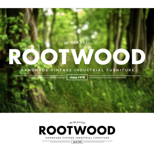 Vintage logo for Rootwood