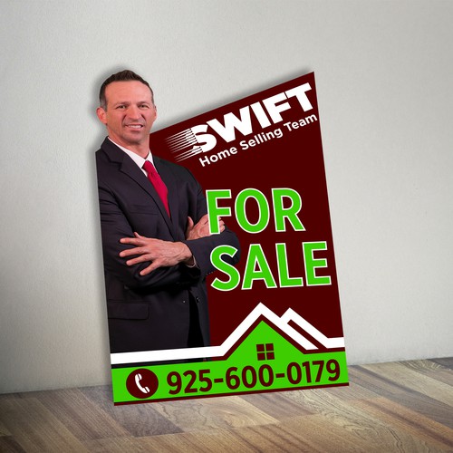 Real Estate For Sale Sign Competition. Your design will hang in front of 100's of homes