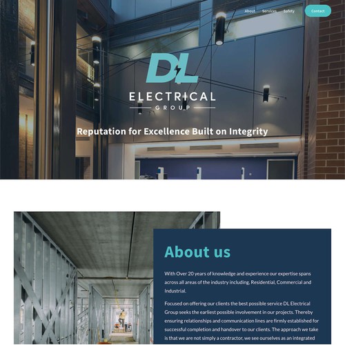 DL Electrical - Brand Identity + Responsive Website