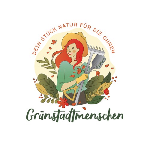 Gardening Podcast Illustration