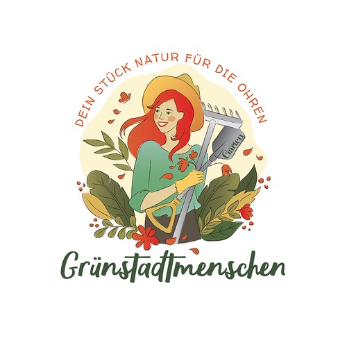 Gardening Podcast Illustration