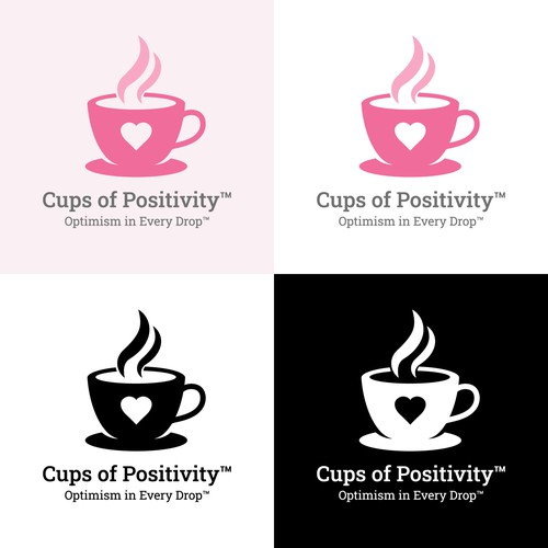 Cups of Positivity™ Logo Design