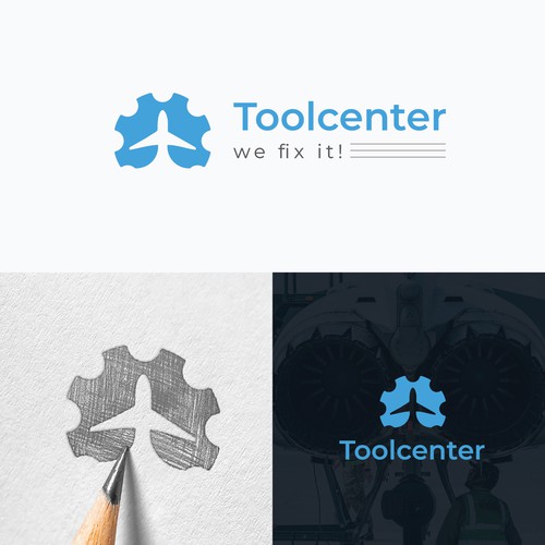 Logo Design For Toolcenter (aviation + mechanical/tech industry)