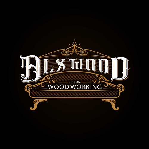 Wood Working Furniture Logo