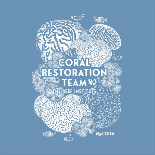 Coral design for THE REEF INSTITUTE