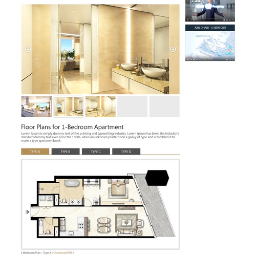 Floor Plan page