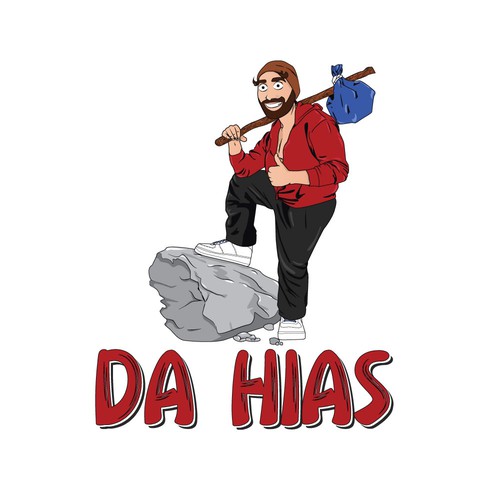 Da Hias logo illustration