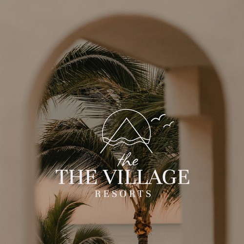 Logo for luxurious village resort