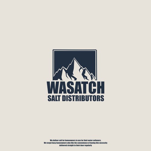 logo concept for wasatch salt distributions