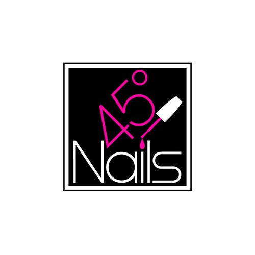 logo for 45° Nails