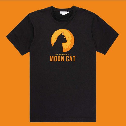 T-shirt DesignMoon Cat