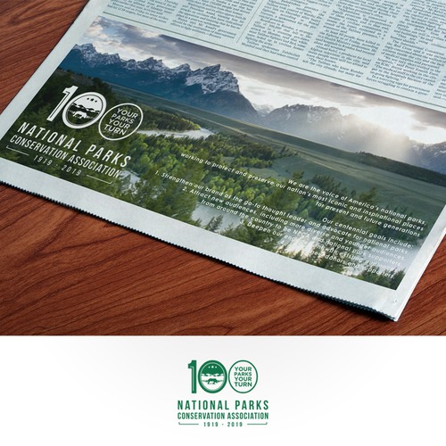 100th birthday design for NPCA