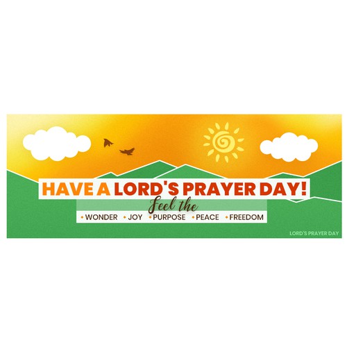 Lord's Prayer Day Facebook Cover