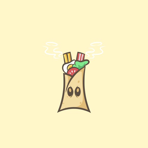 Logo food kebab