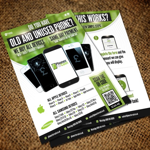 Mobile Shop and Service flyer