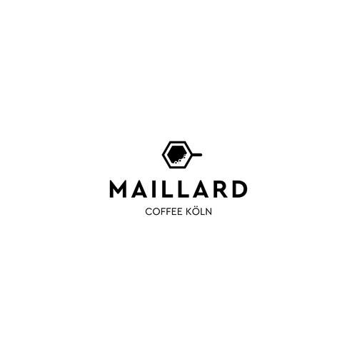 Simple clean logo for coffee company