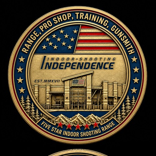 Challenge Coin for Indoor Shooting Range