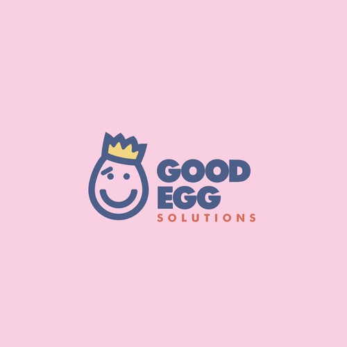 Smily logo for a female solopreneur