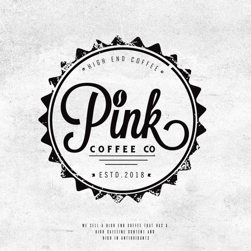 Rustic logo for coffe brand
