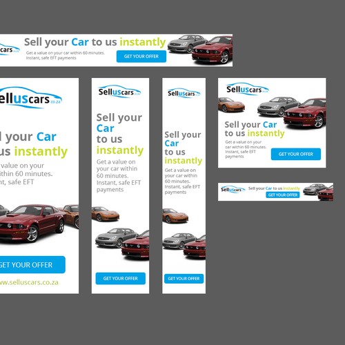 HTML5 Banners for Google Display - Selluscars.co.za