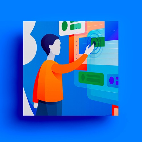 Create a web design that illustrates People, numbers and compensation