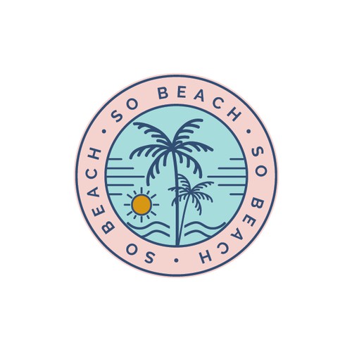 Hip logo for beach stuff store.