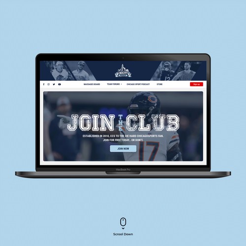 ChiCity Sport Website Design