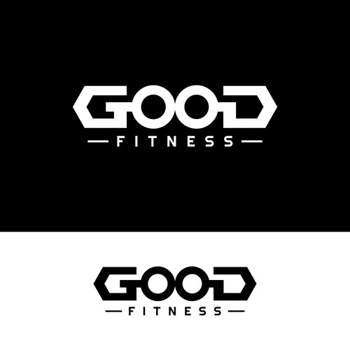 bold logo for fitness company