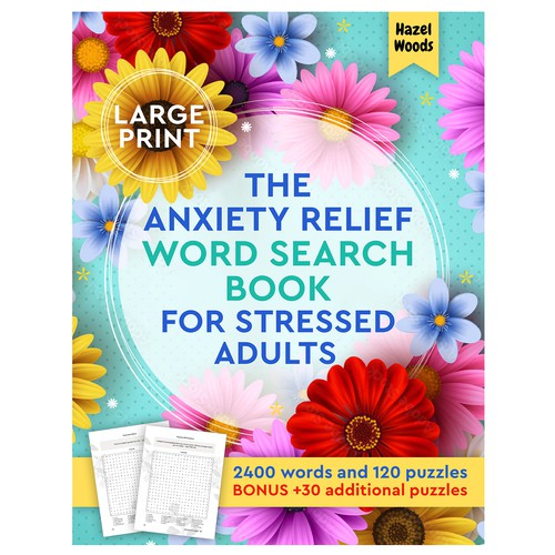 The Anxiety Relief Word Search Book for Stressed Adults