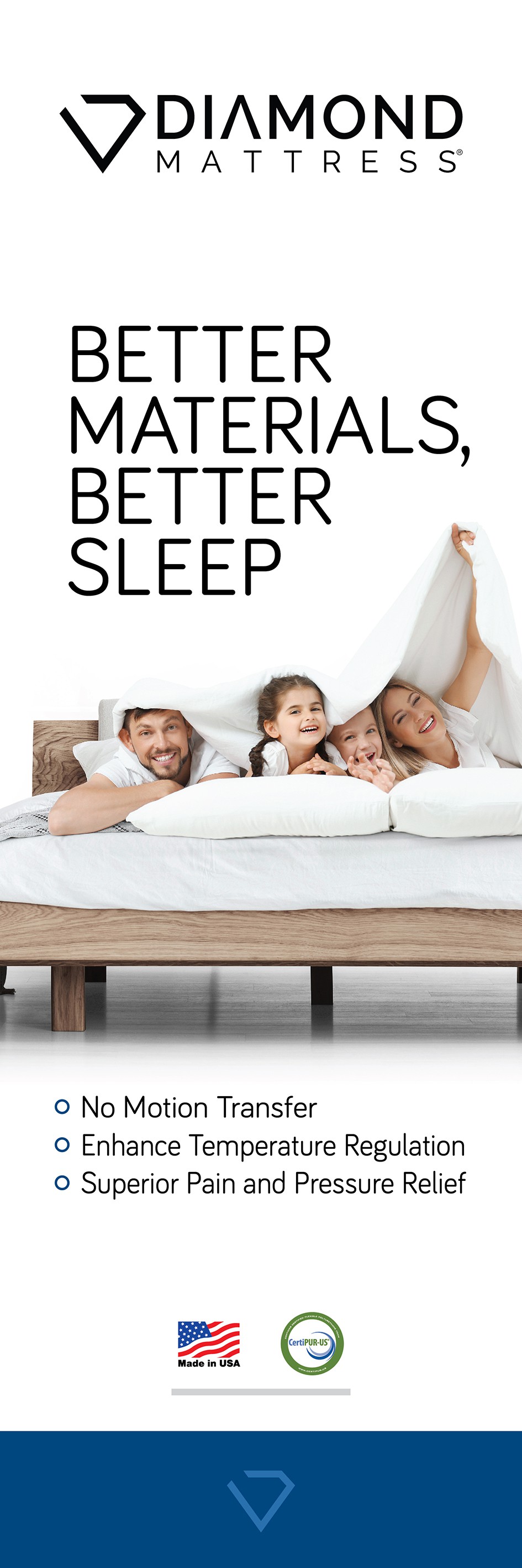Lifestyle banner design for retail sales floors