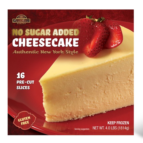 Gourmet Cheesecake Package Design