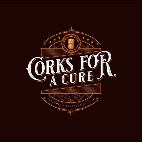 Luxury corks logo design