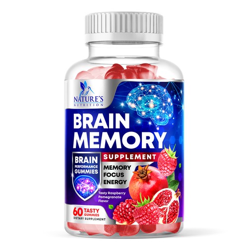 Smart: Brain Memory Gummies Design