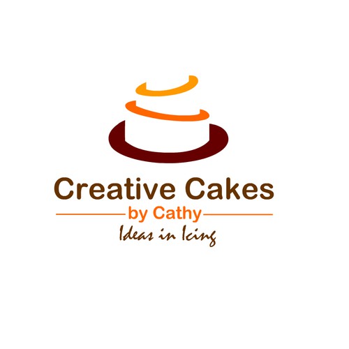 create a unigue logo from cake design using the 3 C's