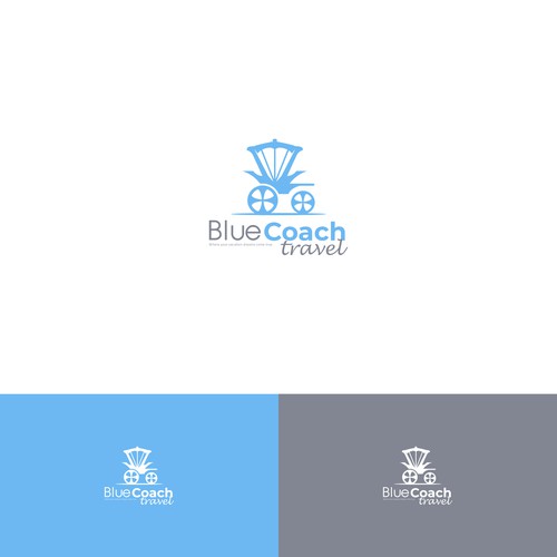 Logo Concept for Blue Coach Travel